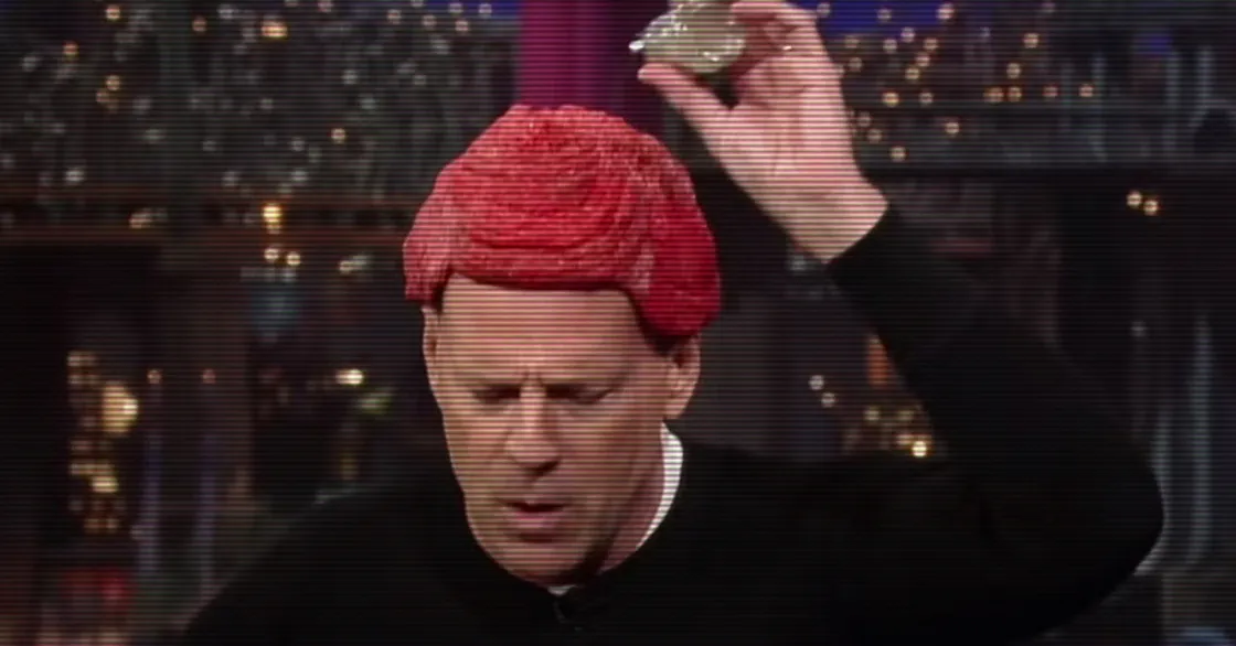 This Bruce Willis Stunt Made David Letterman Walk Off the ‘Late Show’ Set